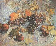 Vincent Van Gogh Still life with Grapes,Apples,Pear and Lemons (nn040 USA oil painting artist